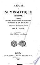 Manuel de numismatique ancienne