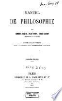 Manuel de philosophie