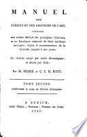 Manuel des curieux et des amateurs de l'art, contenant une notice abreg B ee des principaux graveurs, et un catalogue raisonn B e de leurs meilleurs ouvrages; depuis le commencement de la gravure jusques A a nos jours: les a