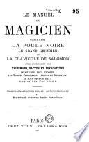 Manuel du magicien