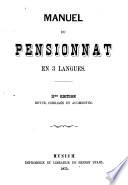 Manuel du pensionnat en trois langues