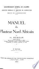Manuel du planteur Nord-Africain