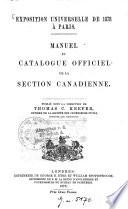 Manuel et Catalogue official de la Section canadienne