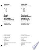 Manufacturiers de Carrosseries de Camions Et Remorques