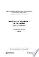 Manuscrits médiévaux de Chambéry