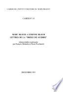 Marc Bloch à Etienne Bloch