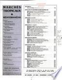 Marchés tropicaux et méditerranéens