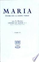 Maria Etudes Sur la Sainte Vierge