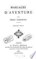 Mariages d'aventure
