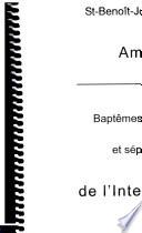 Mariages et annotations marginales, St-Benoît-Joseph-Labre, Amqui