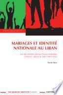 Mariages et identité nationale au Liban