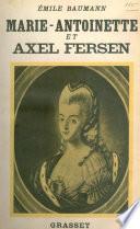 Marie-Antoinette et Axel Fersen