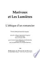 Marivaux et les Lumières: L'éthique d'un romancier
