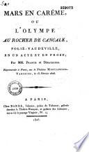 Mars en Carême, ou l'Olympe au rocher de Cancale