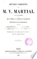 Martial M.V. Oeuvres complètes
