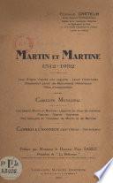 Martin et Martine, 1512-1932