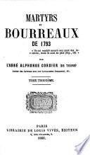 Martyrs et bourreaux de 1793