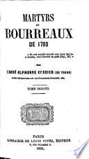 Martyrs et bourreaux de 1793
