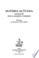 Materia actuosa