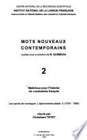 Matériaux pour l'histoire du vocabulaire français