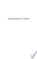 Mathématique et vérité