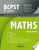 Mathématiques BCPST-1 programme 2013