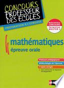 Mathématiques épreuve orale