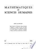 Mathématiques et sciences humaines