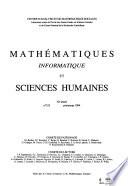 Mathématiques, informatique et sciences humaines