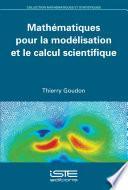 Mathématiques pour la modélisation et le calcul scientifique