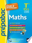 Maths Tle ES, L - Prépabac Cours & entraînement