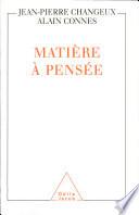 Matière à pensée