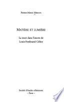 Matière et lumière