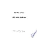 Maurice Nadeau
