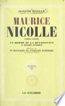 Maurice Nicolle, 1862-1932