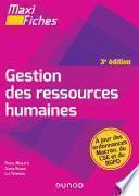Maxi Fiches - Gestion des ressources humaines - 3e éd.