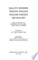 McKay's Modern French-English Dictionary