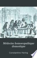 Médecine homoeopathique domestique