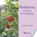 Meditation, a Source of Well-Being
