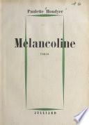 Mélancoline