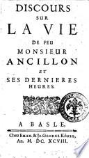 Melange critique de litterature, recueilli des conversations de feu Monsieur Ancillon, avec un discours sur sa vie et ses dernieres heures