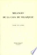 Mélanges de la Casa de Velázquez 16