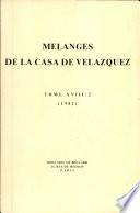 Melanges de la Casa de Velazquez