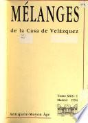 Mélanges de la Casa de Velázquez