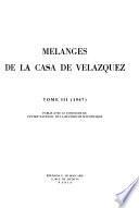 Mélanges de la Casa de Velázquez