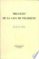 Mélanges de la Casa de Velázquez