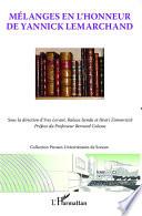 Mélanges en l'honneur de Yannick Lemarchand