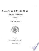 Mélanges historiques