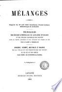 Mélanges