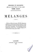 Mélanges